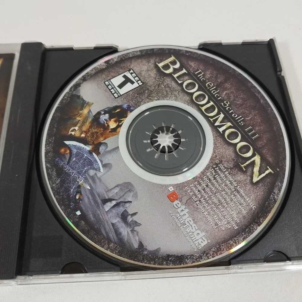 The Elder Scrolls III 3 Bloodmoon Morrowind Expansion‎ Pack CD 2003